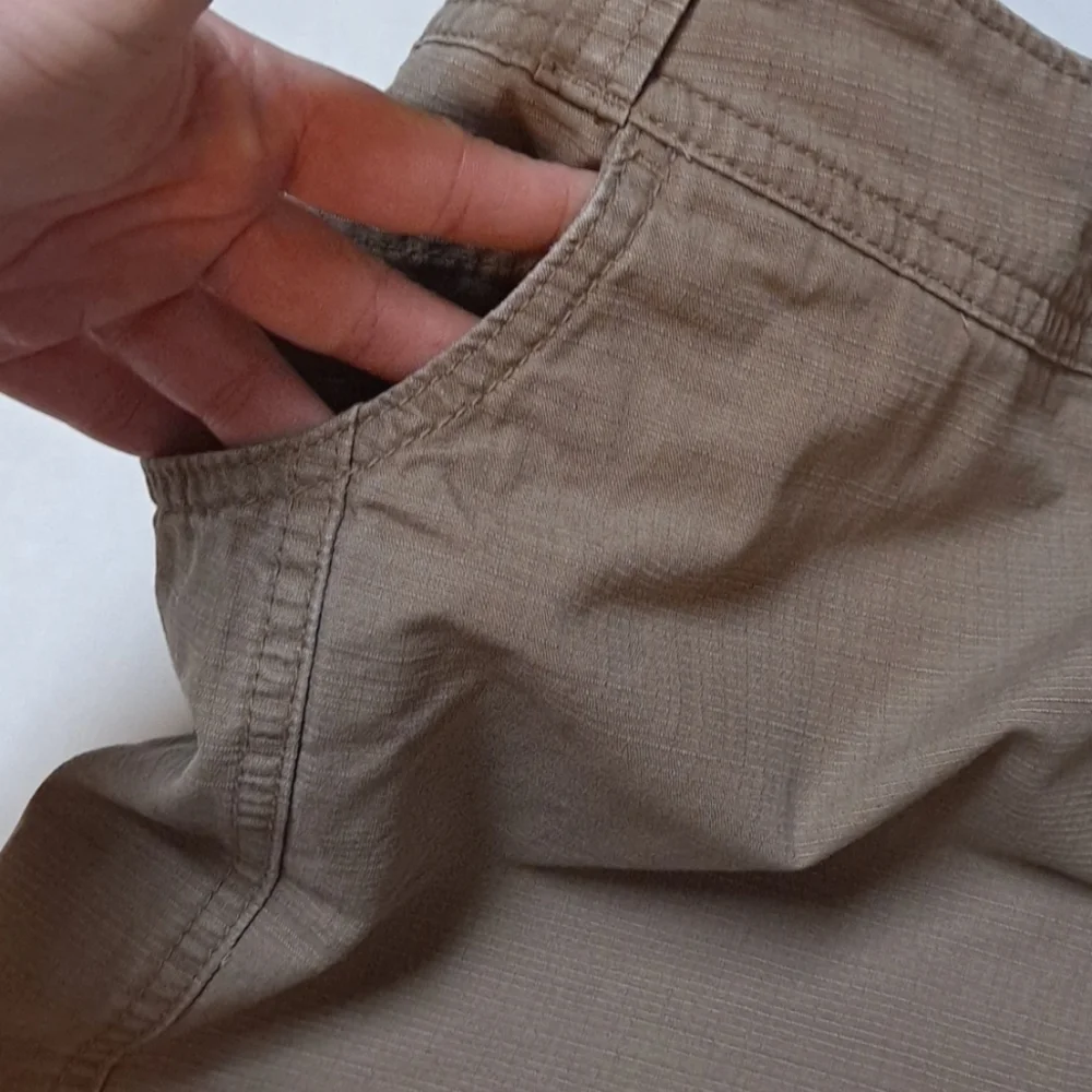 Woolrich Ripstop Cotton Khaki Outdoor Camping Work Wear Pants Size 14